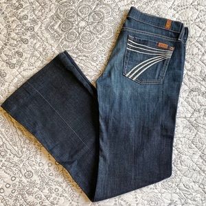 7 for all mankind dojo darkwash